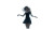 Dark Fantasy Dancer V2 Vinyl Car Decal Sticker – Waterproof & UV-Resistant 5.4