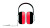 Neon Floating Headphones Vinyl Car Decal Sticker – Waterproof & UV-Resistant 2.72"