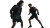 Trail Runners Sparring Vinyl Car Decal Sticker – Waterproof & UV-Resistant 5.4