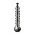 Thermometer Sketch Vinyl Car Decal Sticker – Waterproof & UV-Resistant 3.4133333333333336"