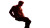 Dramatic Backlit Man Vinyl Car Decal Sticker – Waterproof & UV-Resistant 2.72"
