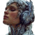 Futuristic Euphoric Woman Vinyl Car Decal Sticker – Waterproof & UV-Resistant 3.4133333333333336"