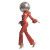 Dancing Mirrorball Woman Vinyl Car Decal Sticker – Waterproof & UV-Resistant 6.826666666666667"
