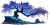 Bioluminescent Petrified Tree Vinyl Car Decal Sticker – Waterproof & UV-Resistant 5.12"