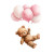 Flying Teddy Bear V5 Vinyl Car Decal Sticker – Waterproof & UV-Resistant 3.4133333333333336"