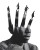 Surrealist Dancing Hands Vinyl Car Decal Sticker – Waterproof & UV-Resistant 8.0"