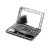 3D Laptop Icon V2 Vinyl Car Decal Sticker – Waterproof & UV-Resistant 3.4133333333333336"