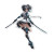 Cyberpunk Swordswoman V7 Vinyl Car Decal Sticker – Waterproof & UV-Resistant 3.4133333333333336"