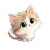 Cute Kitten Illustration V2 Vinyl Car Decal Sticker – Waterproof & UV-Resistant 6.826666666666667"
