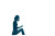 Laughing Reader Amid Chaos Vinyl Car Decal Sticker – Waterproof & UV-Resistant 2.986666666666667"