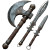 Medieval Weapon Vinyl Car Decal Sticker – Waterproof & UV-Resistant 6.826666666666667"