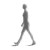 Luminous Silhouette Walk Vinyl Car Decal Sticker – Waterproof & UV-Resistant 6.826666666666667"