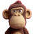 Silly Cartoon Monkey Vinyl Car Decal Sticker – Waterproof & UV-Resistant 6.826666666666667"
