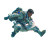 Futuristic Judo Flyer Vinyl Car Decal Sticker – Waterproof & UV-Resistant 3.4133333333333336"