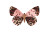 Leopard Print Butterfly Vinyl Car Decal Sticker – Waterproof & UV-Resistant 5.866666666666666"