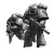 Astartes Vs Chaos Knights Vinyl Car Decal Sticker – Waterproof & UV-Resistant 3.4133333333333336"