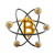 Bitcoin Atom Vinyl Car Decal Sticker – Waterproof & UV-Resistant 3.4133333333333336"