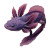 Purple Axolotl Dragon Vinyl Car Decal Sticker – Waterproof & UV-Resistant 6.826666666666667"