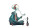 Meditating Extraterrestrial Vinyl Car Decal Sticker – Waterproof & UV-Resistant 5.4
