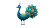 Stylized Peacock Vinyl Car Decal Sticker – Waterproof & UV-Resistant 5.4