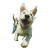 Excited Running Dog Vinyl Car Decal Sticker – Waterproof & UV-Resistant 3.4133333333333336"