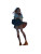 Dreamy Schoolgirl After Rain V2 Vinyl Car Decal Sticker – Waterproof & UV-Resistant 8.213333333333333"