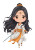 Chibi Monk Portrait Vinyl Car Decal Sticker – Waterproof & UV-Resistant 4.373333333333333"