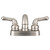 Dura Faucet Lavatory Faucet | Classical Arc Spout, Teapot Handles | Brushed Satin Nickel Plated