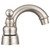 Dura Faucet Lavatory Faucet | Classical Arc Spout, Teapot Handles | Brushed Satin Nickel Plated