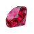 Ruby Gem Illustration Vinyl Car Decal Sticker – Waterproof & UV-Resistant 6.826666666666667"