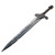Majestic Damascus Sword Vinyl Car Decal Sticker – Waterproof & UV-Resistant 3.4133333333333336"