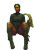 Afrofuturism Warrior V2 Vinyl Car Decal Sticker – Waterproof & UV-Resistant 4.32"