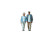 Happy Senior Couple V7 Vinyl Car Decal Sticker – Waterproof & UV-Resistant 2.986666666666667"