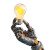 Sci-Fi Robot Hand Vinyl Car Decal Sticker – Waterproof & UV-Resistant 3.4133333333333336"