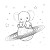 Elephant On Saturn Vinyl Car Decal Sticker – Waterproof & UV-Resistant 6.826666666666667"