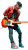 Cool Guitarist V2 Vinyl Car Decal Sticker – Waterproof & UV-Resistant 9.706666666666667"