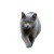 Grey Cat Running Vinyl Car Decal Sticker – Waterproof & UV-Resistant 3.4133333333333336"