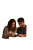 Indian Cafe Couple Vinyl Car Decal Sticker – Waterproof & UV-Resistant 8.96"
