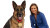 Hero German Shepherd Vinyl Car Decal Sticker – Waterproof & UV-Resistant 2.72"