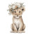 Boho Baby Lion Vinyl Car Decal Sticker – Waterproof & UV-Resistant 6.826666666666667"