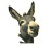 Cute Donkey Illustration V4 Vinyl Car Decal Sticker – Waterproof & UV-Resistant 3.6266666666666665"