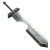Giant'S Broken Sword Vinyl Car Decal Sticker – Waterproof & UV-Resistant 3.4133333333333336"