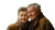 Senior Couple Portrait Vinyl Car Decal Sticker – Waterproof & UV-Resistant 2.72"