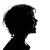 Laughing Boy Silhouette V2 Vinyl Car Decal Sticker – Waterproof & UV-Resistant 3.4133333333333336"