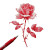 Red Rose Drawing V2 Vinyl Car Decal Sticker – Waterproof & UV-Resistant 3.4133333333333336"