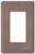 Valterra Switch Plate Cover DGSN11VP Diamond Group; Brown; Square