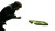 Glowing Baby Basilisk Vinyl Car Decal Sticker – Waterproof & UV-Resistant 2.72"