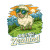 Chillin’ Sheep Vinyl Car Decal Sticker – Waterproof & UV-Resistant 3.4133333333333336"