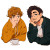 Anime Coffee Chat Vinyl Car Decal Sticker – Waterproof & UV-Resistant 3.4133333333333336"