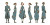 Victorian School Characters Vinyl Car Decal Sticker – Waterproof & UV-Resistant 5.12"